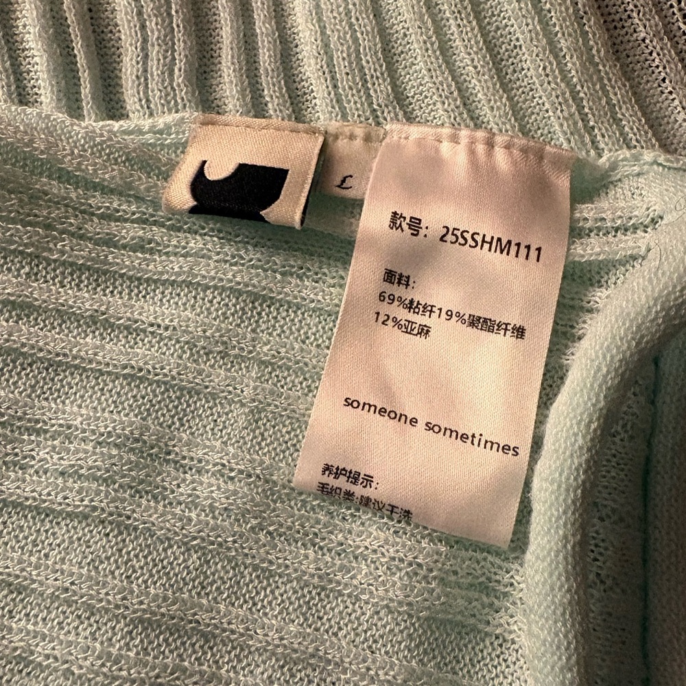 Ribbed Off-Shoulder Cap Sleeve Top - Mint - Picture 6 of 7